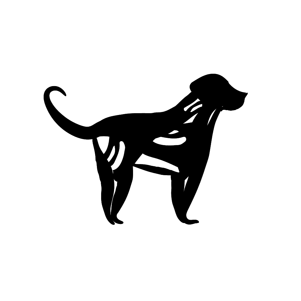 Brown dog symbol