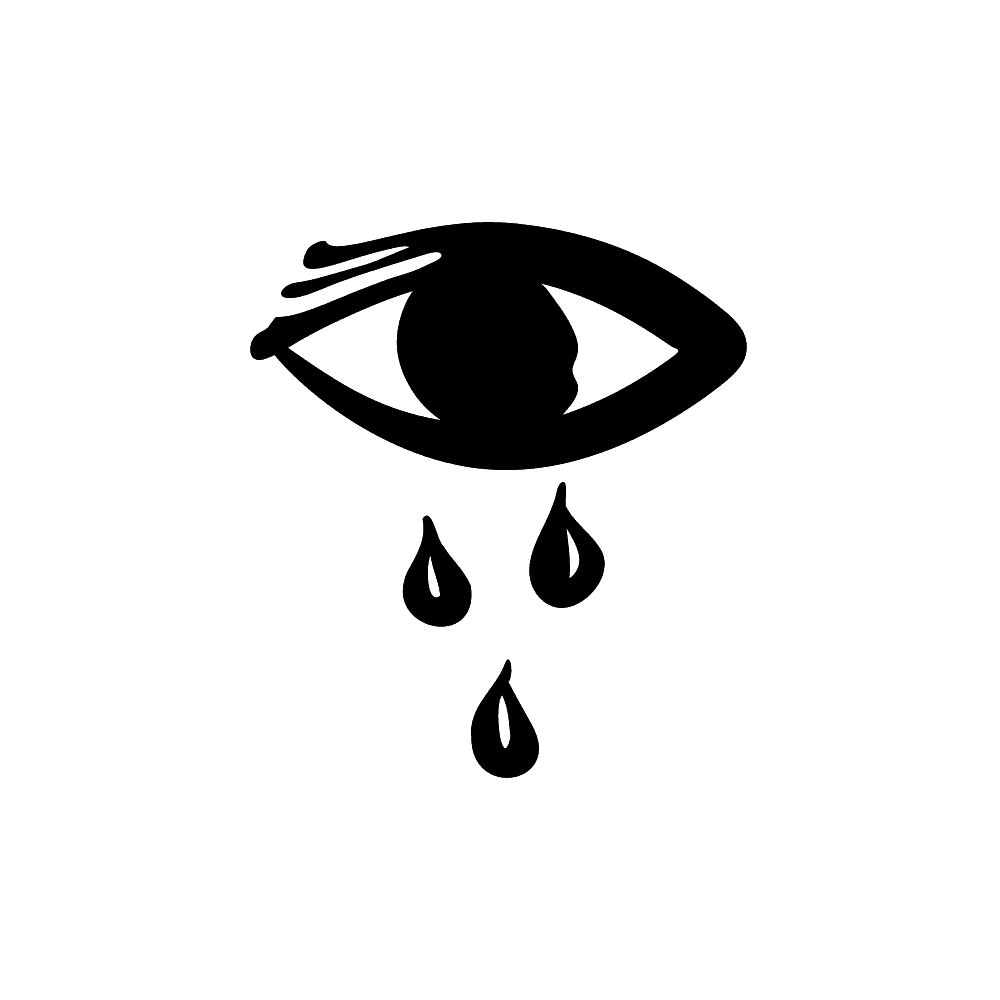 Crying symbol