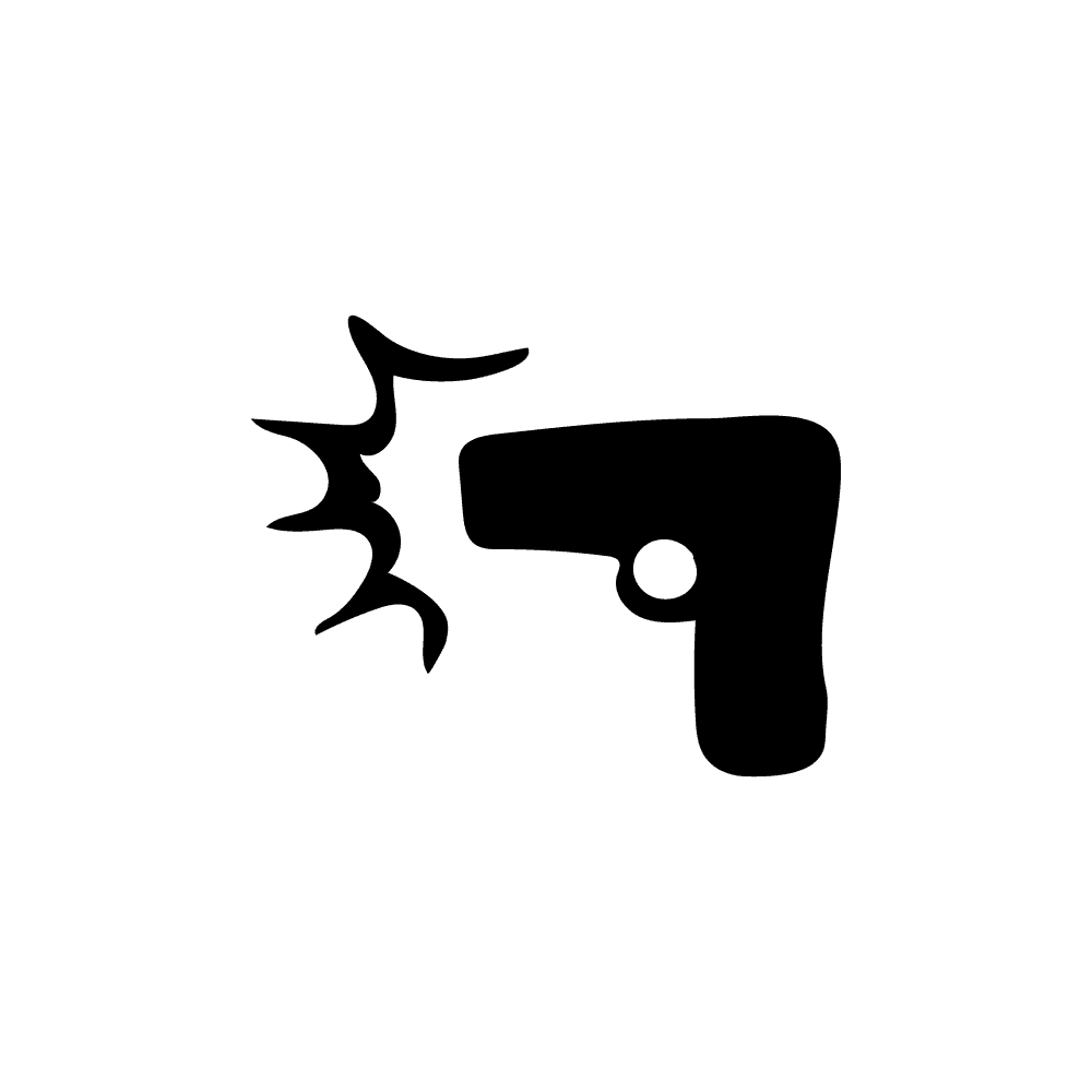 Gun Shot symbol