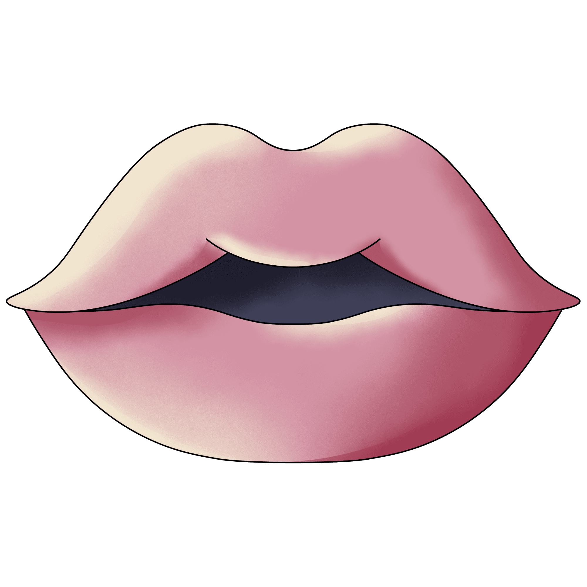 Kissing symbol