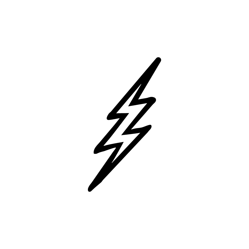 Lightening symbol