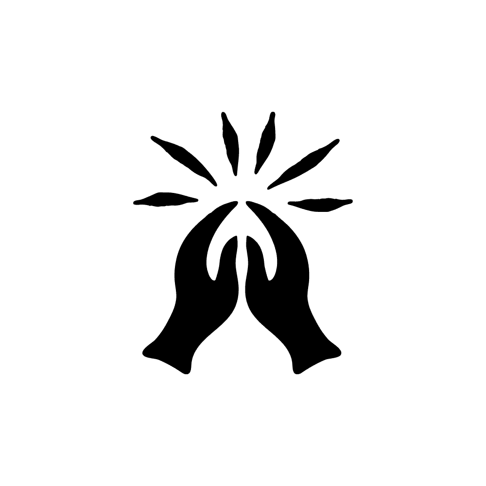 Praying symbol